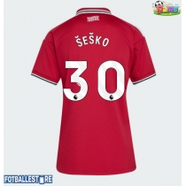 Manchester United Benjamin Sesko #30 Hjemmedrakt Dame 2026-27 Kortermet